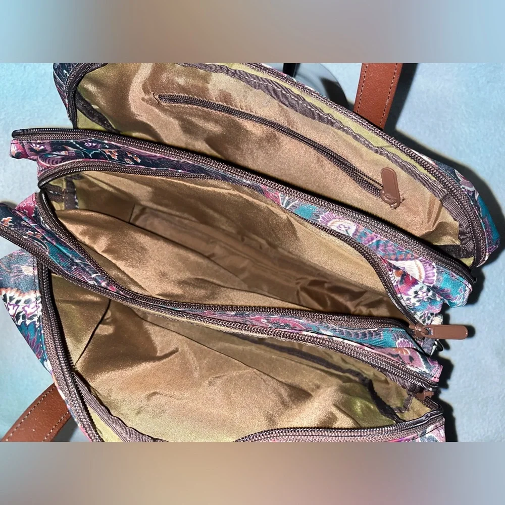 Etro Paisley Nylon Crossbody/Messenger Bag - Picture 4 of 11